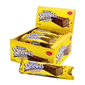 Elegance Sandwich Chocolate Coated Wafer with Cocoa Cream 12pc 600g
